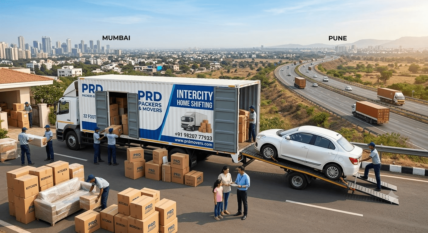 Long distance moving services from Mumbai
