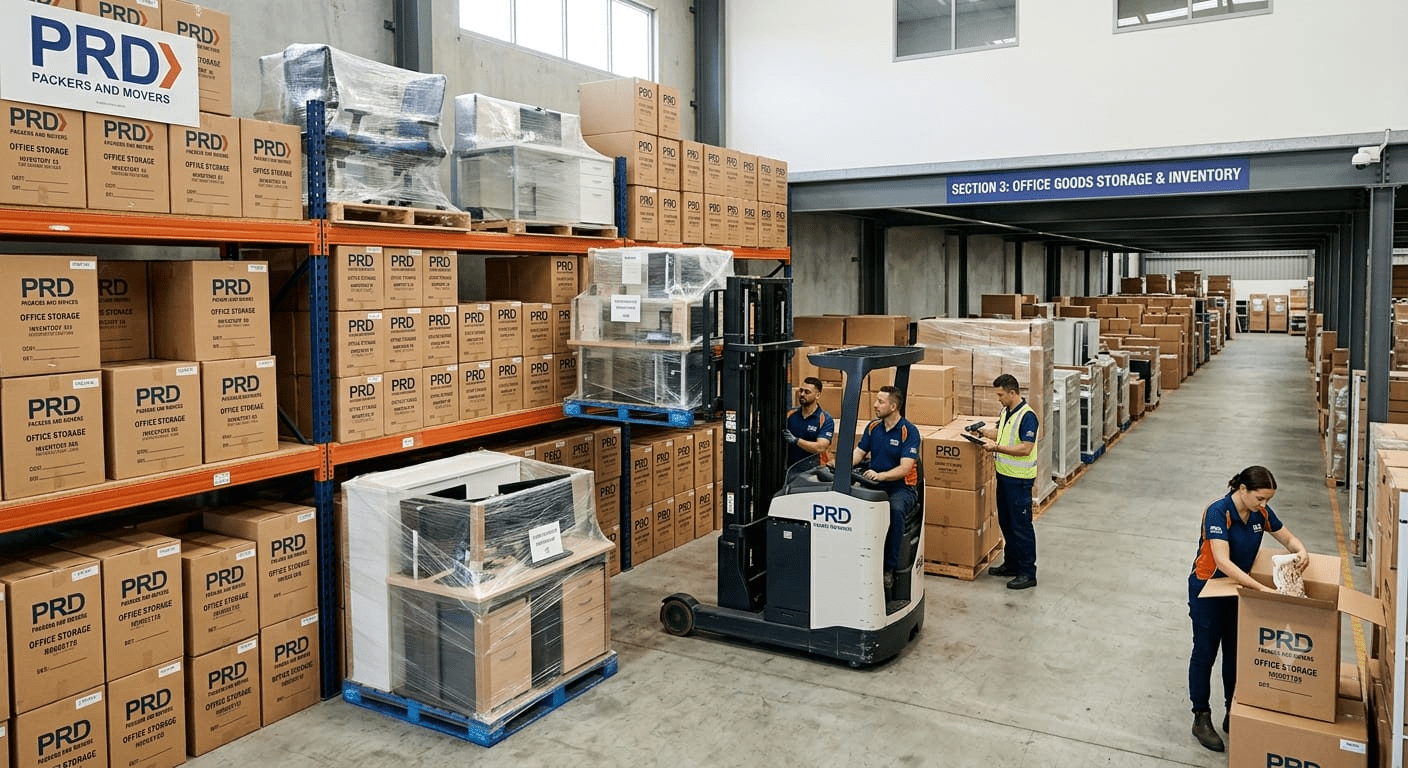 Warehouse moving support
